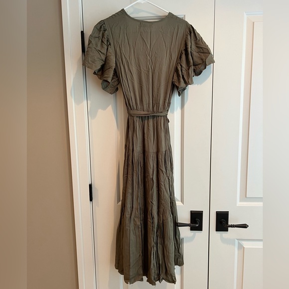 Barker Dress - Olive - Picture 6 of 11